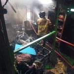 Kebakaran rumah milik Rustopo di Bulusari RT 01 RW 05 Bulusulur Wonogiri.