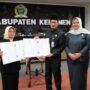 Bupati Kebumen Hj Lilis Nuryani (jilbab kuning) bersama Pimpinan DPRD Kabupaten Kebumen, Jumat (26/9/2025).