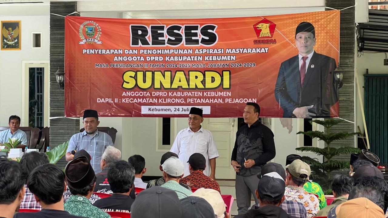 Reses, Anggota DPRD Kebumen Akan Temui Langsung Masyarakat