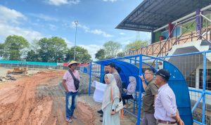 Rombongan Komisi D DPRD Kebumen meninjau langsung sejumlah pekerjaan infrasruktur